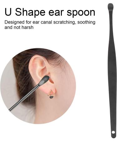 Ear Pick Lightweight Portable Spiral Ear Spoon U Shape for Home for Office - Buy Online on GoSupps.com