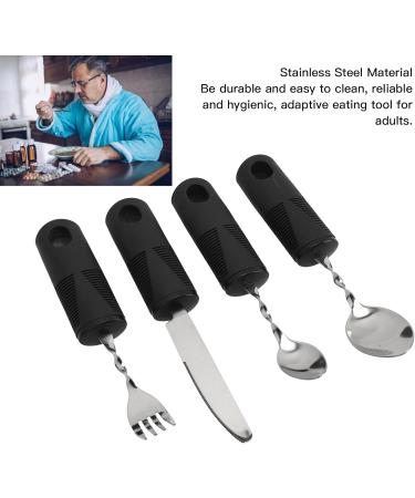 Adaptive Cutlery Set for Disabilities | Easy-Grip Dishwasher Safe Utensils for Arthritis Support - Buy Online on GoSupps.com