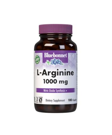 Bluebonnet LArginine 1000 Mg Vitamin Capsules 100 Count