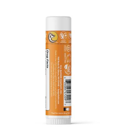 Badger Kids Natural Mineral Sunscreen Face Stick SPF 35 - Tangerine & Vanilla, 0.65 oz - Buy Online on GoSupps.com