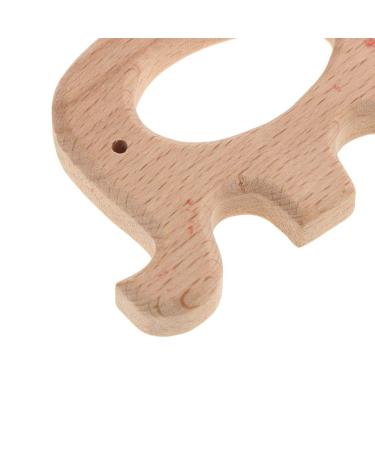 Tenlacum Natural Beech Wood Teething Ring - BPA Free 15 Pack | Eco-Friendly Baby Teething Toy for International Shipping - Buy Online on GoSupps.com