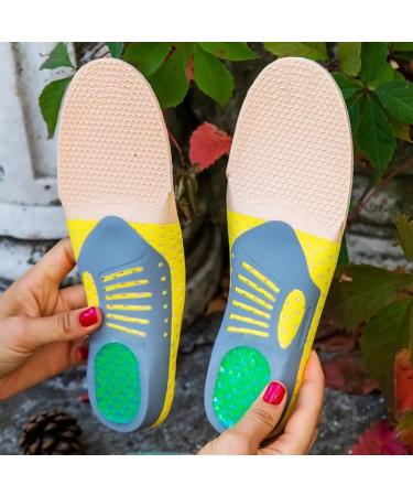 Orthotic Insoles for Flat Feet - Supportive Plantar Fasciitis Inserts - Large Size - Buy Online on GoSupps.com