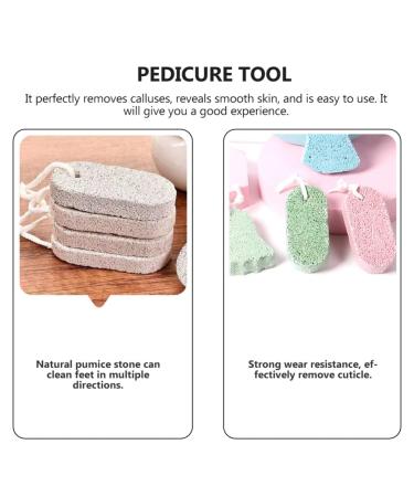 Shop Lurrose 6-Piece Pedicure Tool Set - Pumice Stone & Callus Remover for Smooth Dry Skin Heels & Elbows - Ideal for At-Home Foot Care - Buy Online on GoSupps.com