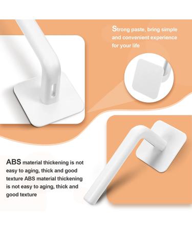 Adhesive Scrunchie Holder 2-Pack - DIY Hair Accessories Organizer - Wall Hooks - Waterproof - Simple Style White - Buy Online on GoSupps.com