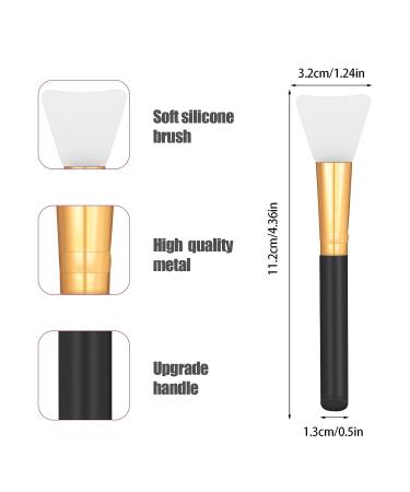 2 PCS Silicone Face Mask Brushes - Beauty Tool Applicator for Facial Mud Masks - Soft Hairless Body Lotion Applicator Brush - Makeup Tools for Women and Girls in Black - Buy Online on GoSupps.com