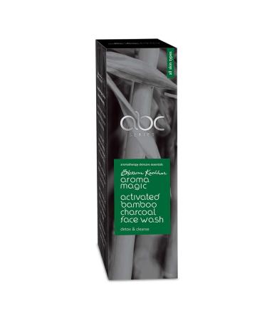 Aroma Magic Activated Charcoal Face Wash - Gently Removes Oil Tightens Pores & Exfoliates for Smooth Radiant Skin | 100ml - Buy Online on GoSupps.com