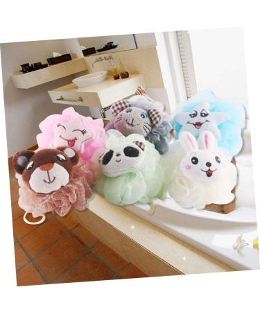 6pcs Slack Pouf Shower Ball - Exfoliating Loofah & Back Scrubber | Premium Bath Sponge Set for Ultimate Skin Care - Buy Online on GoSupps.com