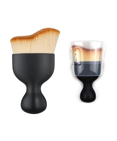 Tanning Brush Fake Tan Brush Body Makeup Brush Self Tanner Brush Soft Foundation Brush Self Tan Brush Applicator for Body Leg Hands Back Portable Self Tanner Face Brush Ergonomic Handle