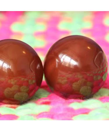 Unbit Baoding Balls - Magnetic Stress Relief & Hand Massage - Chinese Meditation Balls (2 Pieces) - Wooden Quiet Stress Balls for Joint Care - Buy Online on GoSupps.com