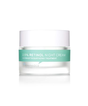 Cosmedica Skincare 2.5% Retinol Night Cream - Overnight Resurfacing Treatment, 1.76 oz - Buy Online on GoSupps.com