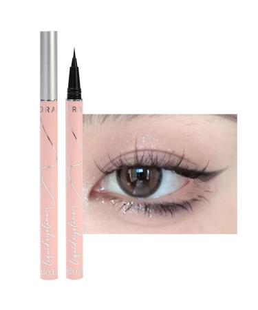 Liquid Eye Liners For Women - Smooth Color Liquid Eyeliner Sweatproof Multi-Use Eye Liner Pencil 24-Hour Waterproof Liner Easily To Create Any Look Tmay 01# Classic Black