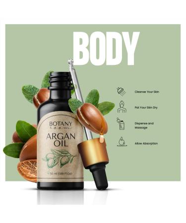 Organic Argan Oil - Cold Pressed Beauty Elixir for Hair Skin & Nails - Multi-Purpose Unrefined Rich in Nutrients - International Shipping Available - Buy Online on GoSupps.com