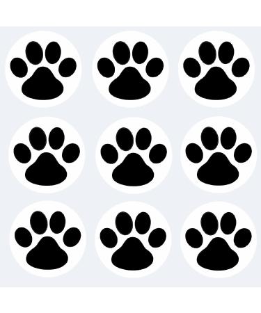 Black Paw Print 30 Cupcake Toppers Edible Wafer - cut out 4 cm diameter - Buy Online on GoSupps.com