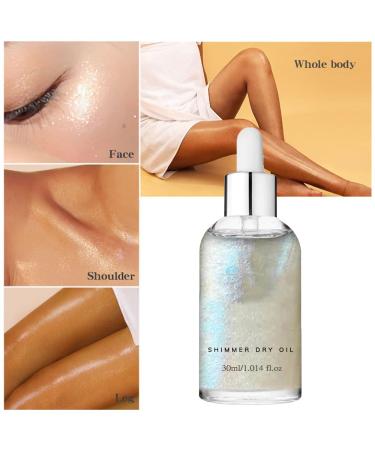 GL-Turelifes Body Shimmer Dry Oil | Glowing Skin & Glitter Oil | 30ml Waterproof Facial Gloss - Shop Internationally - Buy Online on GoSupps.com