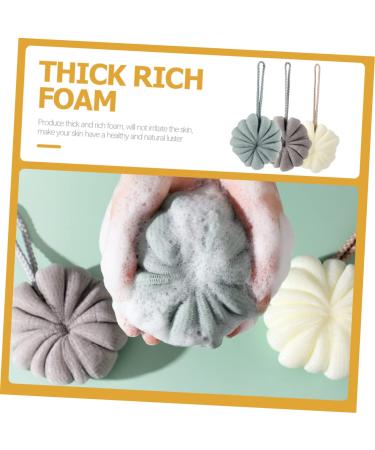 Buy Mikinona 3pcs Bath Ball Towel Set - Essential Bathing Accessories for Men & Women | Body Wash & Lotion Applicator | Travel Shower Gel Towels Online - Buy Online on GoSupps.com