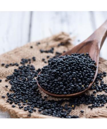 SoleilFOOD 5 kg black beluga lentils legumes protein source finest quality