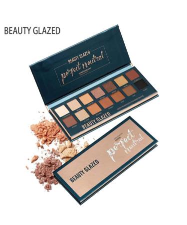 Beauty Glazed 14-Color Shimmer & Matte Eyeshadow Palette | Long-Lasting High Pigment Mineral Makeup for International Shipping - Buy Online on GoSupps.com