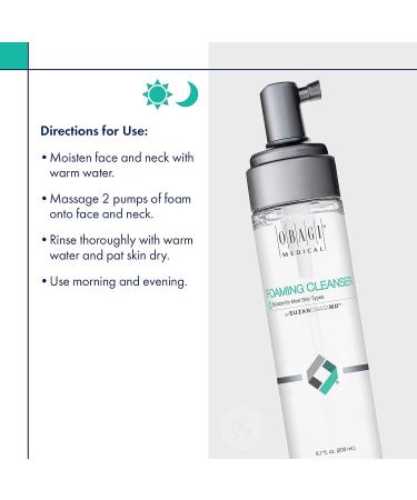 SuzanobagimD Foaming Cleanser 6.7 fl oz - Gentle Face Wash for Daily Skincare - Buy Online on GoSupps.com