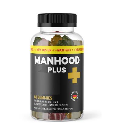 Manhood Plus Gommes | Formule naturelle pour la virilit masculine | Facile utiliser | 60 gommes (2)