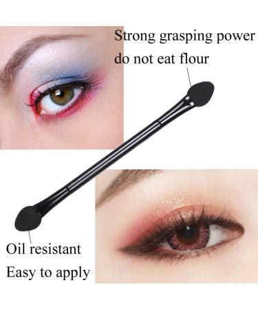 100 Pcs Disposable Eyeshadow Sponge Set | Bulk Dual Sided Applicators Brushes (2 Sizes) - Buy Online on GoSupps.com