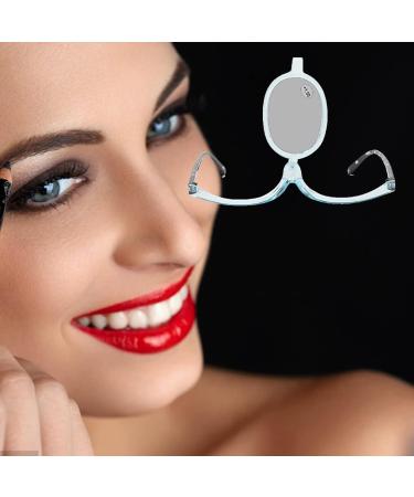 Buy Light Blue Foldable Makeup Reading Glasses +3.0 for Women - Stylish Visual Aid for Presbyopia - Buy Online on GoSupps.com