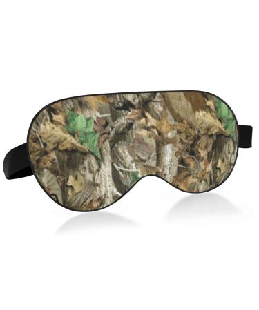 Unisex Sleep Eye Mask Camo-Deer-Camouflage-Hunting Night Sleeping Mask Comfortable Eye Sleep Shade Cover