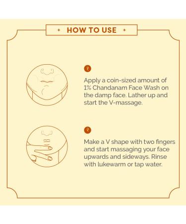 Ayuga 1% Chandanam Skin Brightening Face Wash - Sandalwood & Turmeric Cleanser for All Skin Types | 100 ml | Deep Cleanser & Tan Removal - Buy Online on GoSupps.com