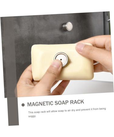 Ciieeo 2pcs Magnetic Soap Holder Stainless Steel Soap Holder Shower Soap Holder Soapdish Soap Holders Soap Stand Bath Trays Bathroom Accessory Magnetic Bathroom Soap Rack Sponge Decorate - Buy Online on GoSupps.com