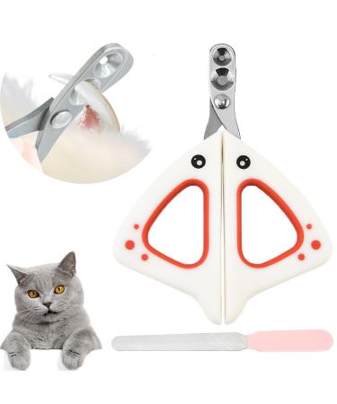 Bsitsss claw scissors cats with protection cat claws tailor with 2mm & 4mm hole cats nail scissors professional cats claw cutter cat nail clipper for small dog puppies cats with file (pink)