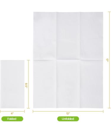 200-Pack Disposable Hand Towels for Bathroom - Soft & Absorbent Paper Guest Towels - Ideal for Kitchen, Parties, Weddings & Dinners - Buy Online on GoSupps.com