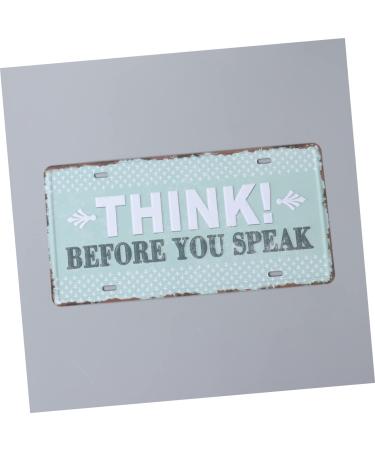 Ciieeo Metal Signs License Plate Decorations European and American - Buy Online on GoSupps.com