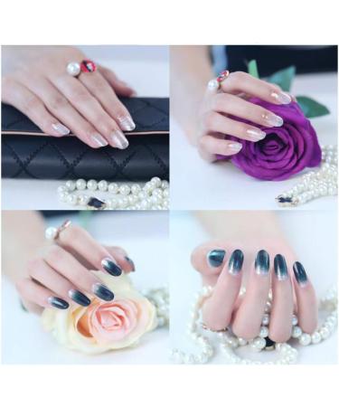 8 Leaf Glitter Nail Stickers - Mwoot Self-Adhesive Nail Art Decals for Beautiful DIY Manicure - 112PCS Fashion Decoration - Buy Online on GoSupps.com
