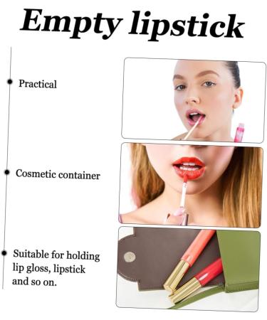 10 pi ces Lot de Tubes de Lip Gloss Argent s Creux pour DIY Contenants tanches et Flacons Rechargeables et Compactes pour Maquillage Portable - Buy Online on GoSupps.com