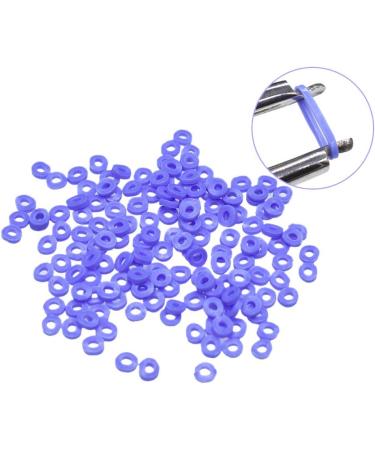 MIBICIRI 2000Pcs/2bags Dental Orthodontic Separator Ties Bulk Pack Elastic Band Force Continuous(Blue) - Buy Online on GoSupps.com