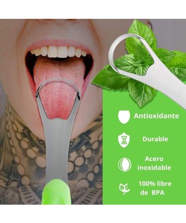 Medimina Premium Tongue Scraper & Cleaner - Fight Bad Breath & Enhance Oral Hygiene for Adults & Children - Multicolor Zungs Scrimmer - Buy Online on GoSupps.com