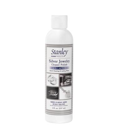 STANLEY HOME PRODUCTS Silver Jewelry Cleaner Polish - 4-in-1 Formula Cleans and Protects Silver and Sterling Jewelry and More Helps Prevent Tarnish Plus Long Lasting Shine