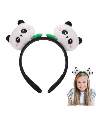 Animal Headbands Adorable Hairbands Cartoon Novelty Panda Hair Hoop Accessory Perfect for Halloween Cosplay