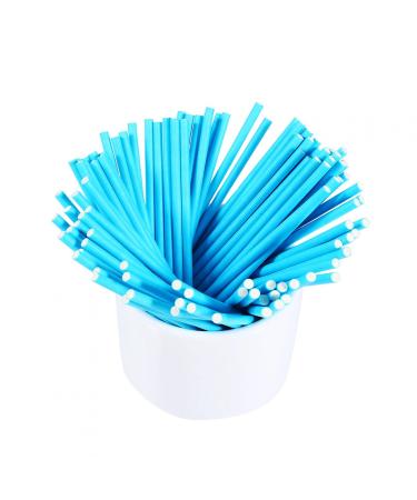 Lollipop Sticks – Coloured Candy Sticks Lollipop Sticks for Making Lollipops, Cake Candy, Chocolates 100 Pieces (Blue)