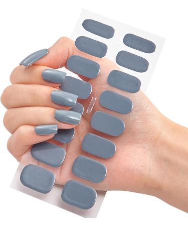 Art Nail Gel Stickers 16 Strips Full Cover Nail Stickers Nail Polish Wraps Adhesive Nail Art Decorations Manicure Nail Stickers for Woman Cs016 - Buy Online on GoSupps.com