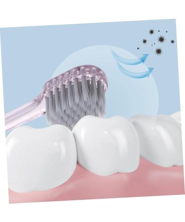 Plafope 6-Piece Classic Crystal Toothbrush Set for Adults - Durable Oral Care Brushes for Home Use - Buy Online on GoSupps.com