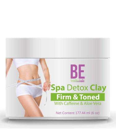 Brazilian Spa Detox Body Clay for Inch Loss Body Wraps, Detox and Cleanse -Rejuvenate and Improves Skin Texture- All Natural Ingredients - 6 oz