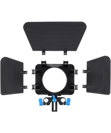 Annsm Matte Box for 15mm Rail Rods - Height Adjustable, Fits Camera Lenses <85mm Dia - Canon Sony Panasonic Nikon Fujifilm Olympus Compatible - Buy Online on GoSupps.com