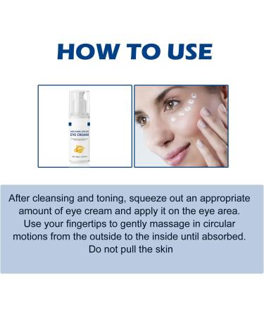 Eye Cream Eye Cream Anti-Wrinkle Eye Cream Repairing Eye Cream for Anti-Puffiness to Reduce Dark Circles Eye Cream Contains Jasmine Extract and Aloe Vera - Buy Online on GoSupps.com