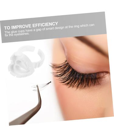  Didiseaon Didiseaon 200pcs Glue Ring Setting Eyebrow Cup Disposable Pigment Rings Ink Cups For Pigment Holder Cups Small Pigment Cup Pigment Cup For Pigment Holders - Buy Online on GoSupps.com