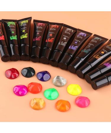 8ml Soak Off Print Gel Steel DIY Manicure Yellow Fluorescent Stamping Gel Template Transfer(23) - Buy Online on GoSupps.com