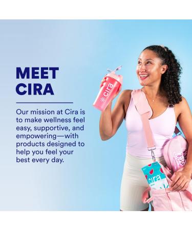 Cira Hydration Electrolytes Packets - Electrolyte Powder Naturally Flavoured & Sweetened w Stevia On-The-Go Hydration Packets w Himalayan Salt Magnesium Potassium - Very Grapeful 20 Servings - Buy Online on GoSupps.com