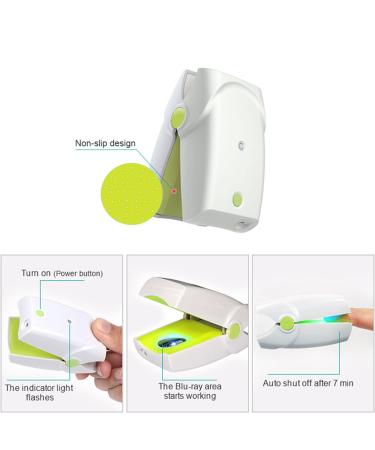 Nail Fungus Cleaning Device - Safe, Quick & Painless Solution for Fingernails and Toenails Fungus - Buy Online on GoSupps.com
