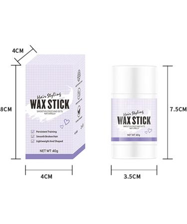 Hair Wax Stick Hair Pomade Stick Long-Lasting Styling Wax Stick Hair Stick for Flyaways Hair Gel Stick Non-greasy Styling Cream for Fly Away & Edge Control Frizz Hair Styling (2 pcs/1.5 Oz) - Buy Online on GoSupps.com