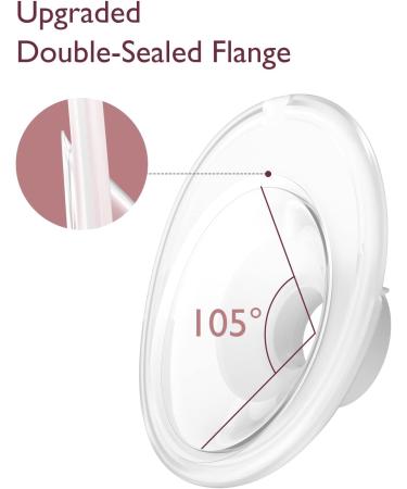 MomcoZy Double Sealed Flange 24mm for M5 Milk Pump | Replacement Accessory | Compatible with Momcozy Original Pump - Buy Online on GoSupps.com