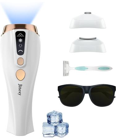 Jitesy IPL Devices hair removal laser with 3 functions HR/SR/RA 6 energy levels & 999.999 Light impulses permanent hair removal for women men face armpits legs bikini body